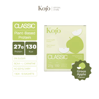 Kojo Classic Plant-Based Protein| โปรตีนจากพืช Hydrolyzed Pea Protein 1 กล่อง 10 ซอง
