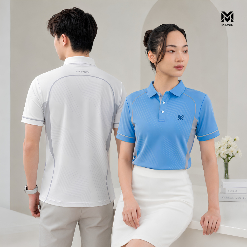 MAWIN เสื้อโปโล AERIX ใส่ได้ทั้งหญิง ชาย รูปที่ 4