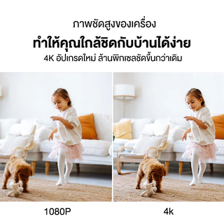 【รับประกัน 5 ปี】กล้องจิ๋ว WiFi เฝ้าระวังอัจฉริยะแบบพาโนราม่า แบตเตอรี่บิ้วอิน กล้องวงจรปิด กล้องวงจรปิดไร้สาย