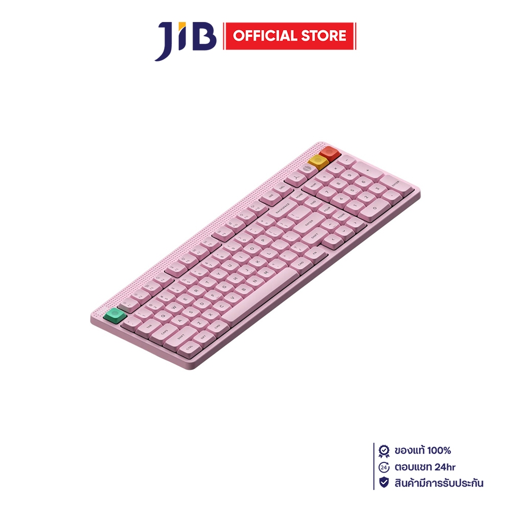 WIRELESS KEYBOARD (คีย์บอร์ดไร้สาย) NUPHY NODE 100 LOW-PROFILE - BLUSH NANO SWITCH RGB EN/TH LIGHT P