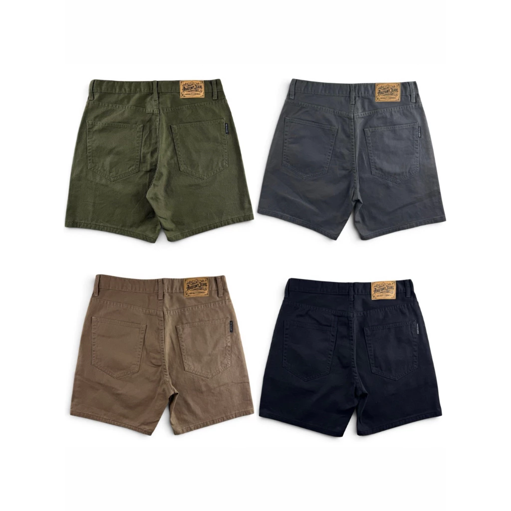 Anatomy - กางเกงขาสั้นทรงขากระบอกรุ่น Basic Twill Earth(4 color)
