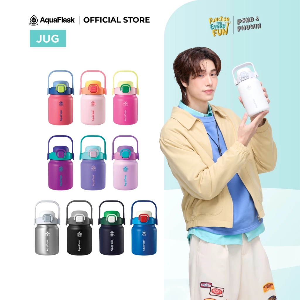 AquaFlask JUG Collection (40/50oz) I กระบอกน้ำเก็บความเย็น กระติกน้ำสแตนเลส thumbnail 3