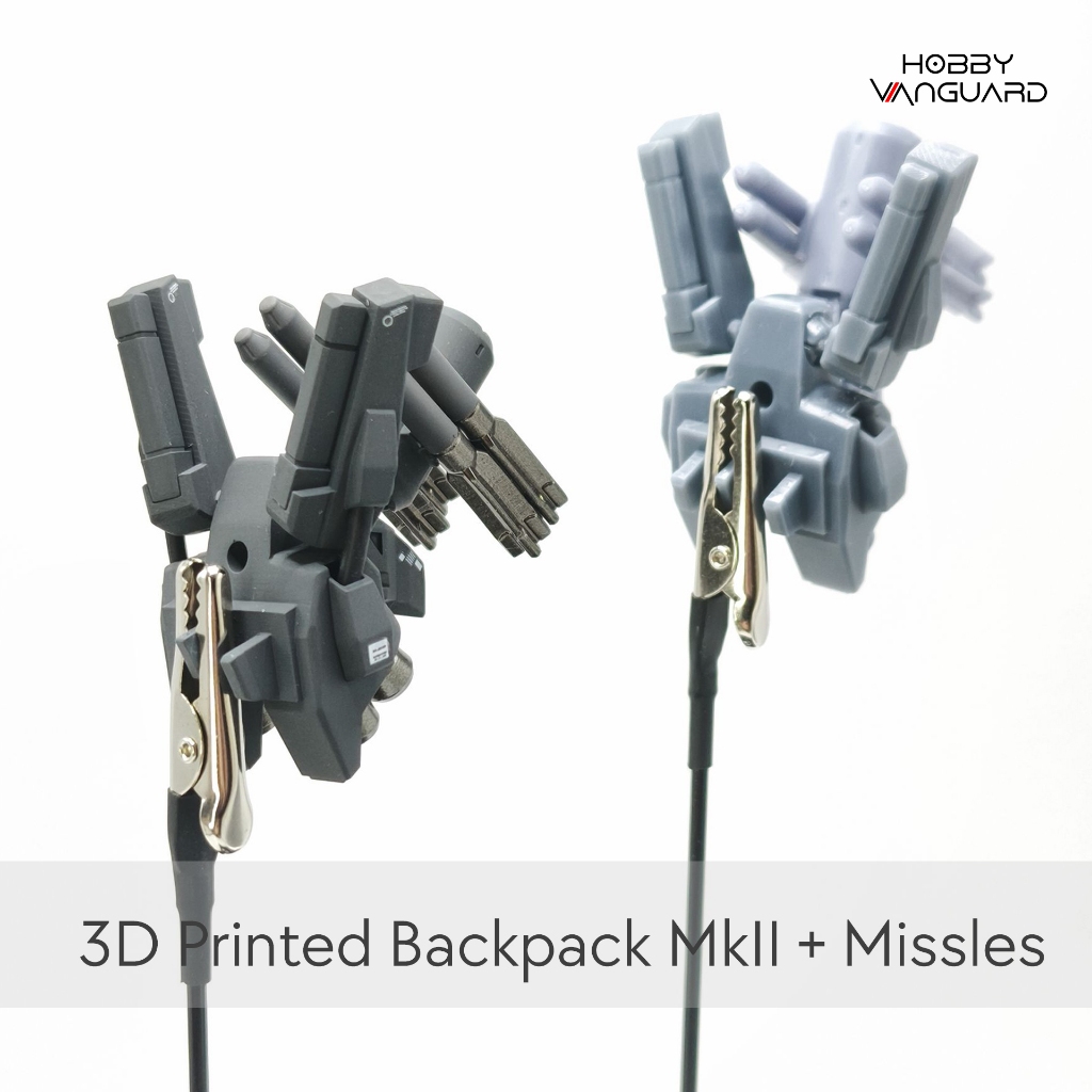 3D Printed Backpack MKII with Missles รูปที่ 3