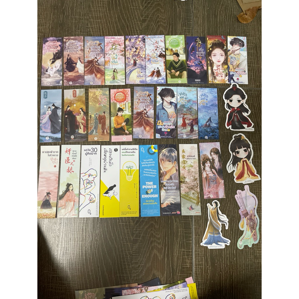 ที่คั่นหนังสือ  จิบิ ภาพประกอบนิยาย หลายเรื่องในเครือแจ่มใส พร้อมส่ง