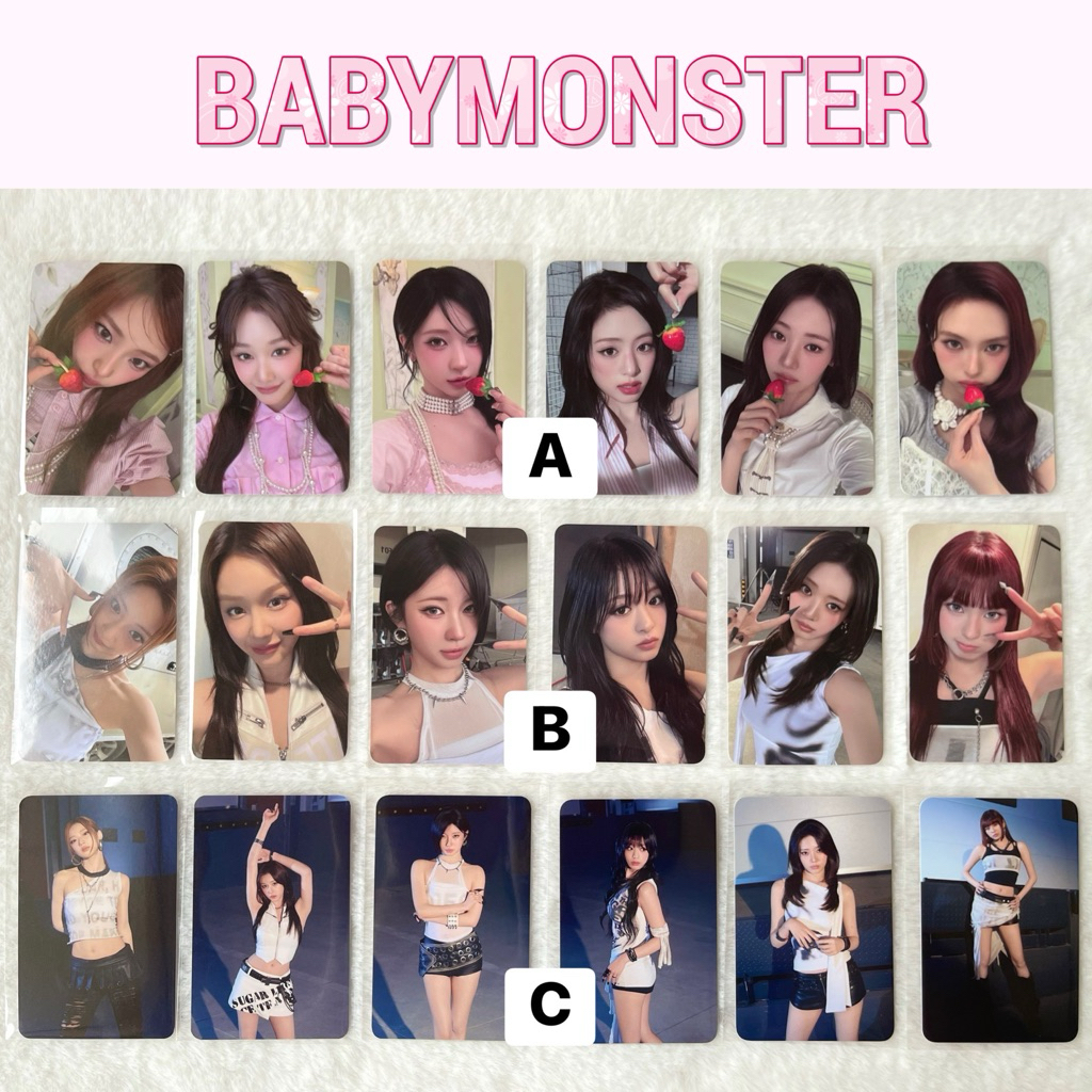 พร้อมส่ง การ์ด CHOOM BABYMONSTER