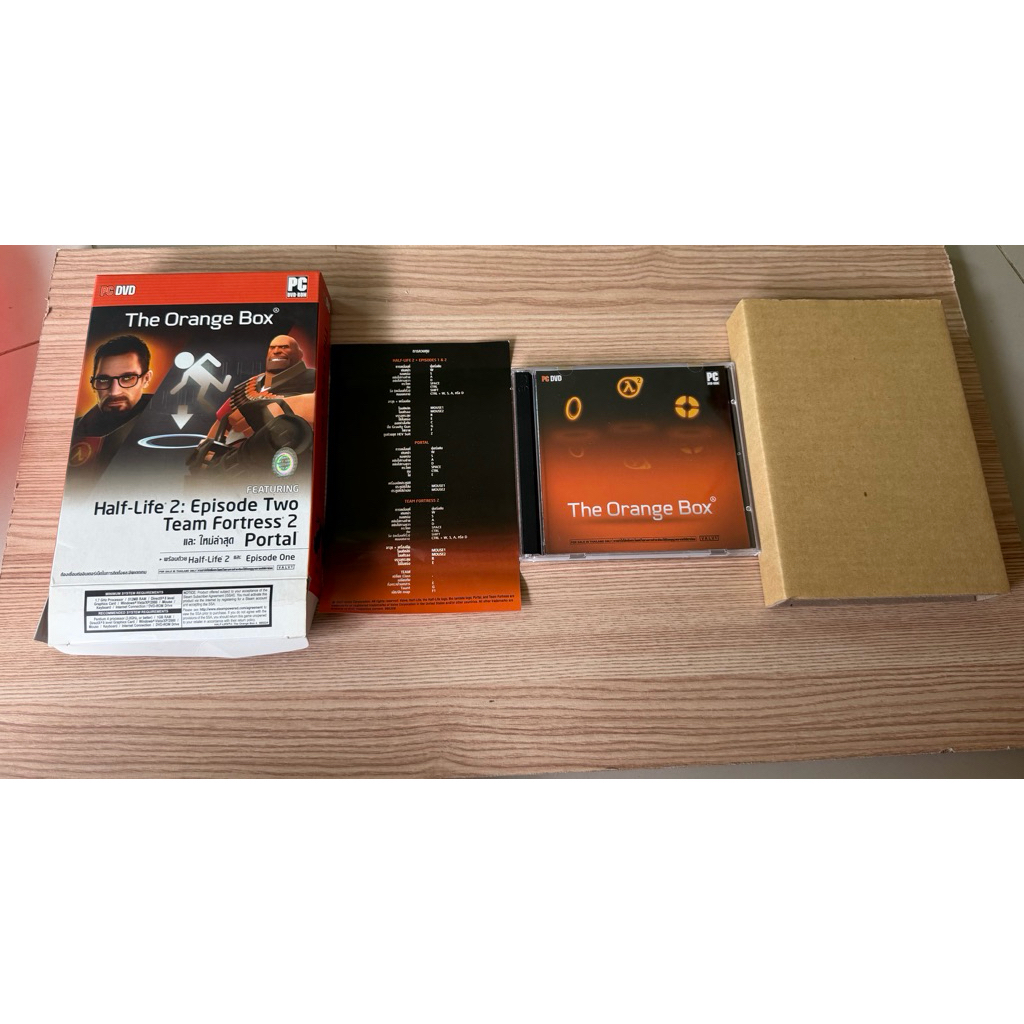 [PC] แผ่นเกม The Orange Box มือสอง กล่องไทย (Half-Life 2, Portal, Team Fortress 2) สภาพสะสม ครบกล่อง (CIB)