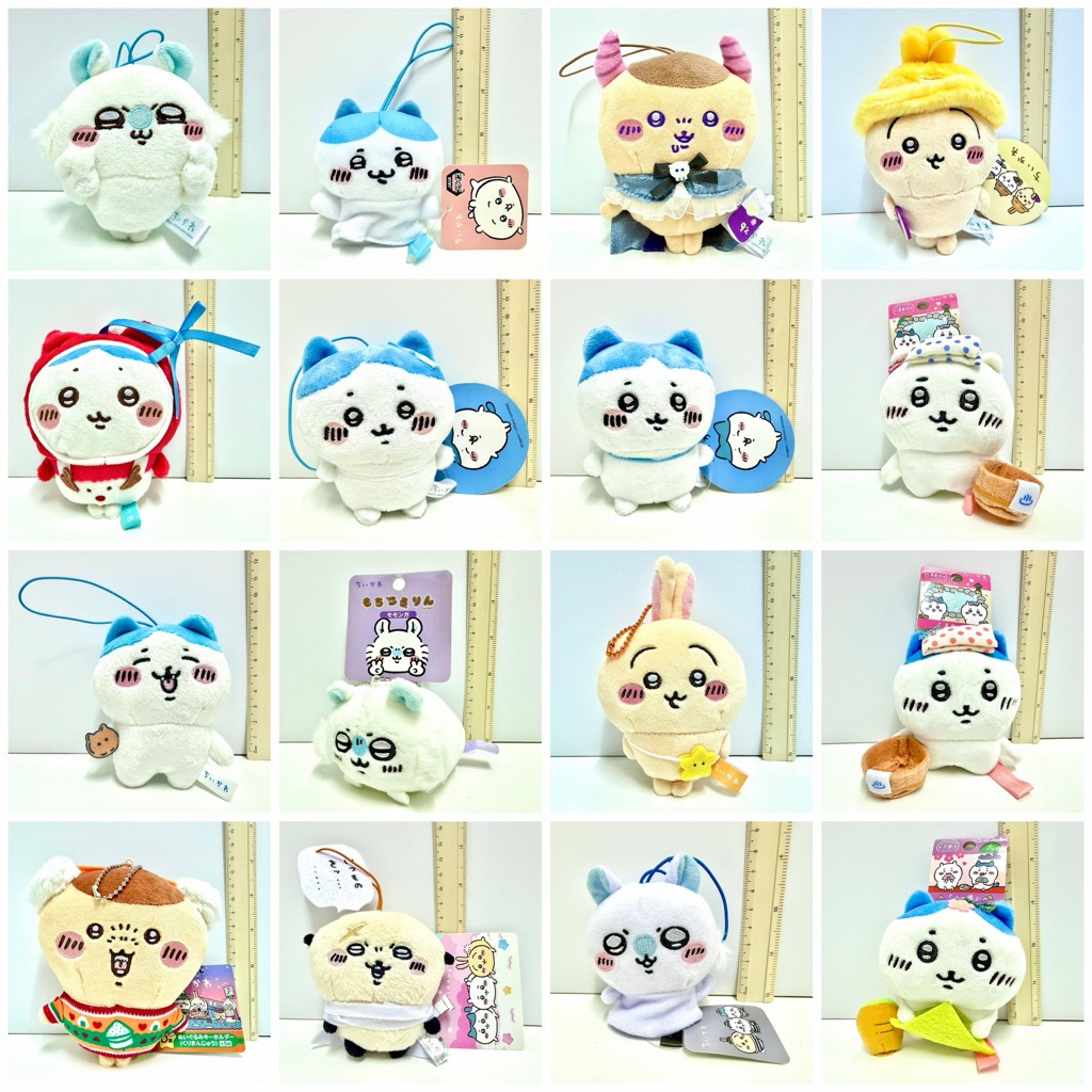 ของแท้ พร้อมส่ง ส่งไว ลิขสิทธิ์ พวงตุ๊กตา ชุด2 พวงกุญแจ สายคล้อง ที่ห้อยตุ๊กตา หัวซิป ฟิกเกอร์ โมเดล ชิคาวะ Chiikawa