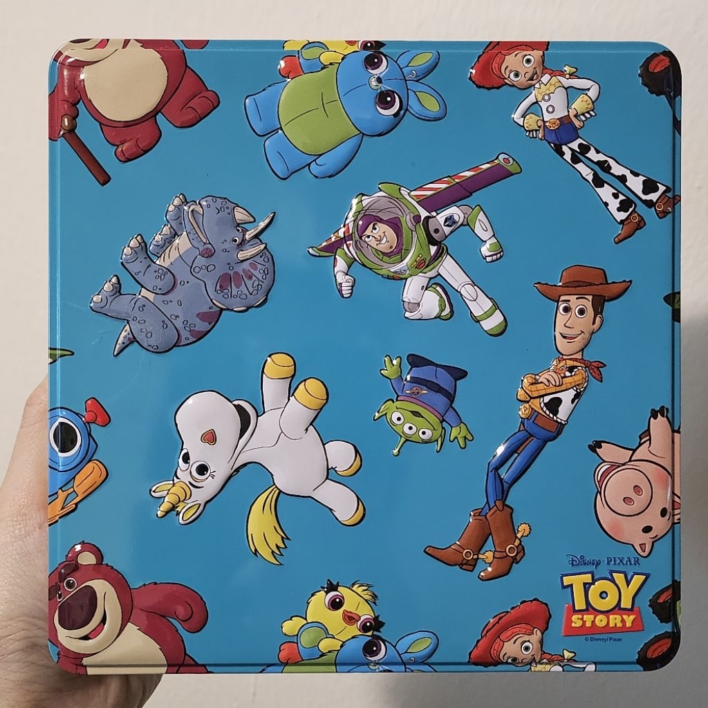 Toy story S&P box กล่องโลหะ กล่องเก็บของ กล่องเปล่า ไม่มี คุกกี้