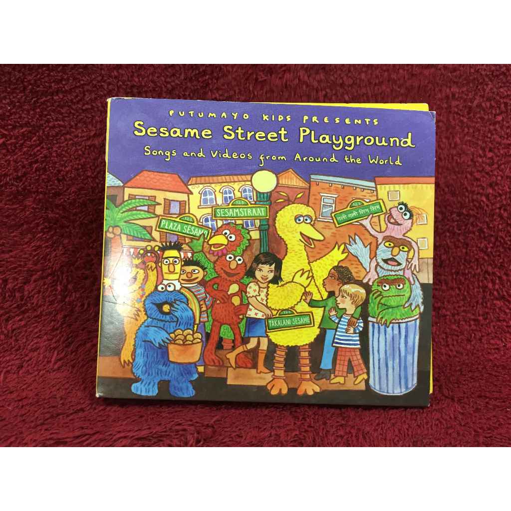 CD+DVD Sesame Street Playground สภาพตามรูปปก AA336-60