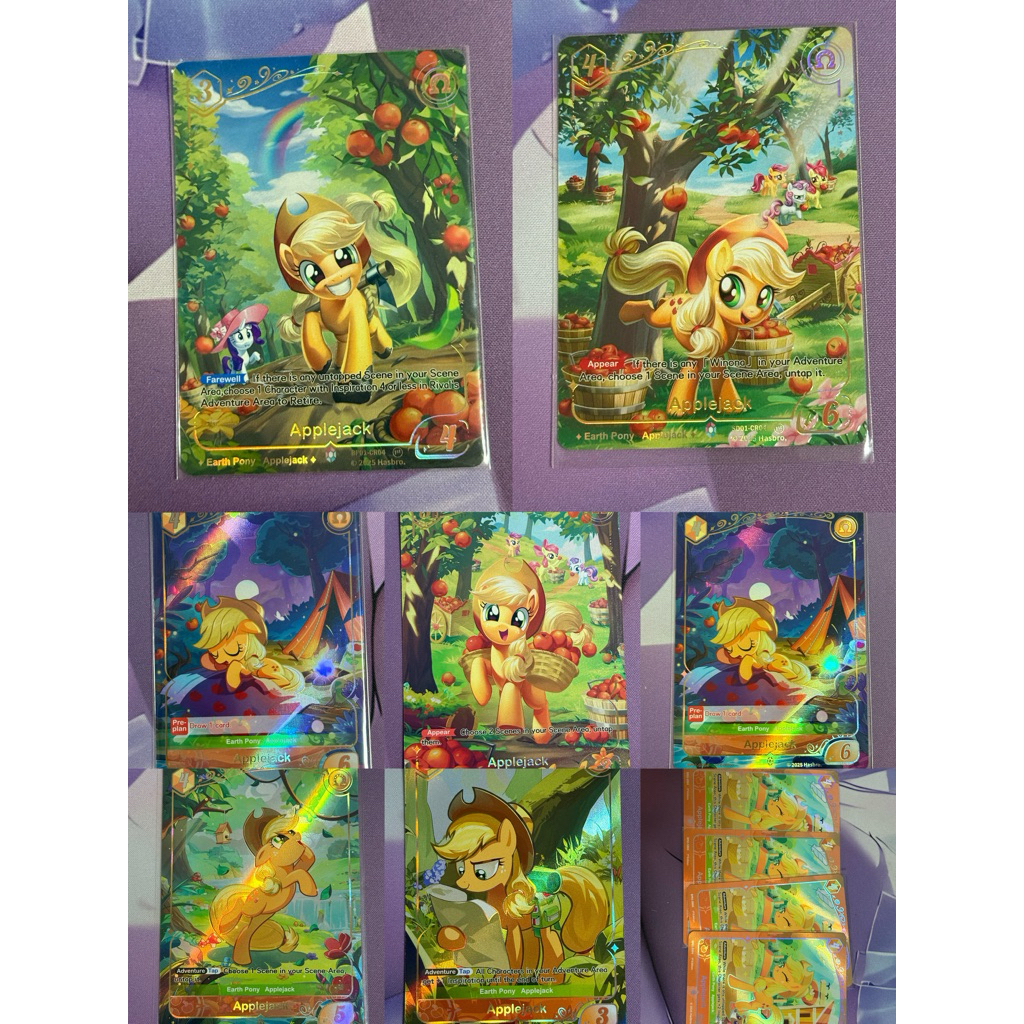 พร้อมส่ง Apple Jack⭐️SD01-GR04  SD01-CR04 BP01-CR10 BP01-GR04 BP01-GR10 BP01-CR04  My little pony TC
