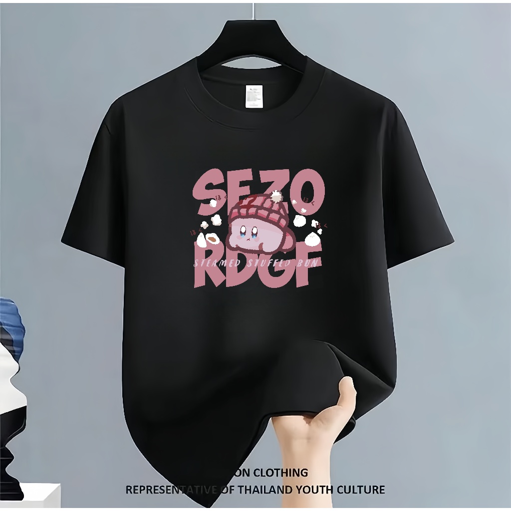 เสื้อยืดฤดูร้อน คอกลม สำหรับผู้หญิง แขนสั้น พิมพ์ลายตัวอักษร ดีไซน์เรียบง่าย เสื้อแขนสั้น