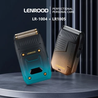 LENROOD เครื่องโกนหนวดไฟฟ้า LR-1004 LR-1005 Mini Foil Shaver เครื่องโกนหนวดพกพา USB Type-C โกนเกลี้ยง สำหรับผู้ชาย