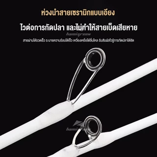 Hamigreen คันเบ็ดตกปลา 2 ท่อน คันเบ็ดตกปลา พร้อมด้ามจับ EVA วัสดุคาร์บอนไฟเบอร์ คันเบ็ดเบส 180cm อัลตร้าไลท์