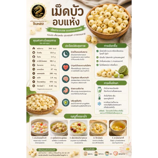 ส่งเร็ว❗️ เม็ดบัว เม็ดบัวอบแห้ง แกะเปลือก เม็ดบัวดิบ เม็ดใหญ่ คัดคุณภาพ 莲子 ลูกบัว เมล็ดบัว