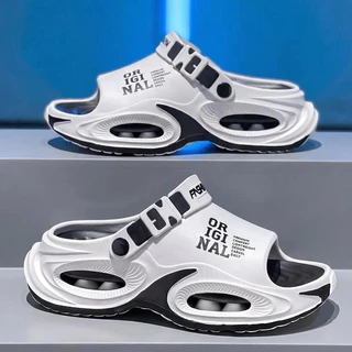 FOYA SHOES รองเท้าแตะกีฬาEVAผู้ชาย พื้นหนา5ซม นุ่มใส่สบาย ทนทาน กันลื่น สไตล์อินสตา ไม่มีกลิ่น ส่งกรุงเทพ