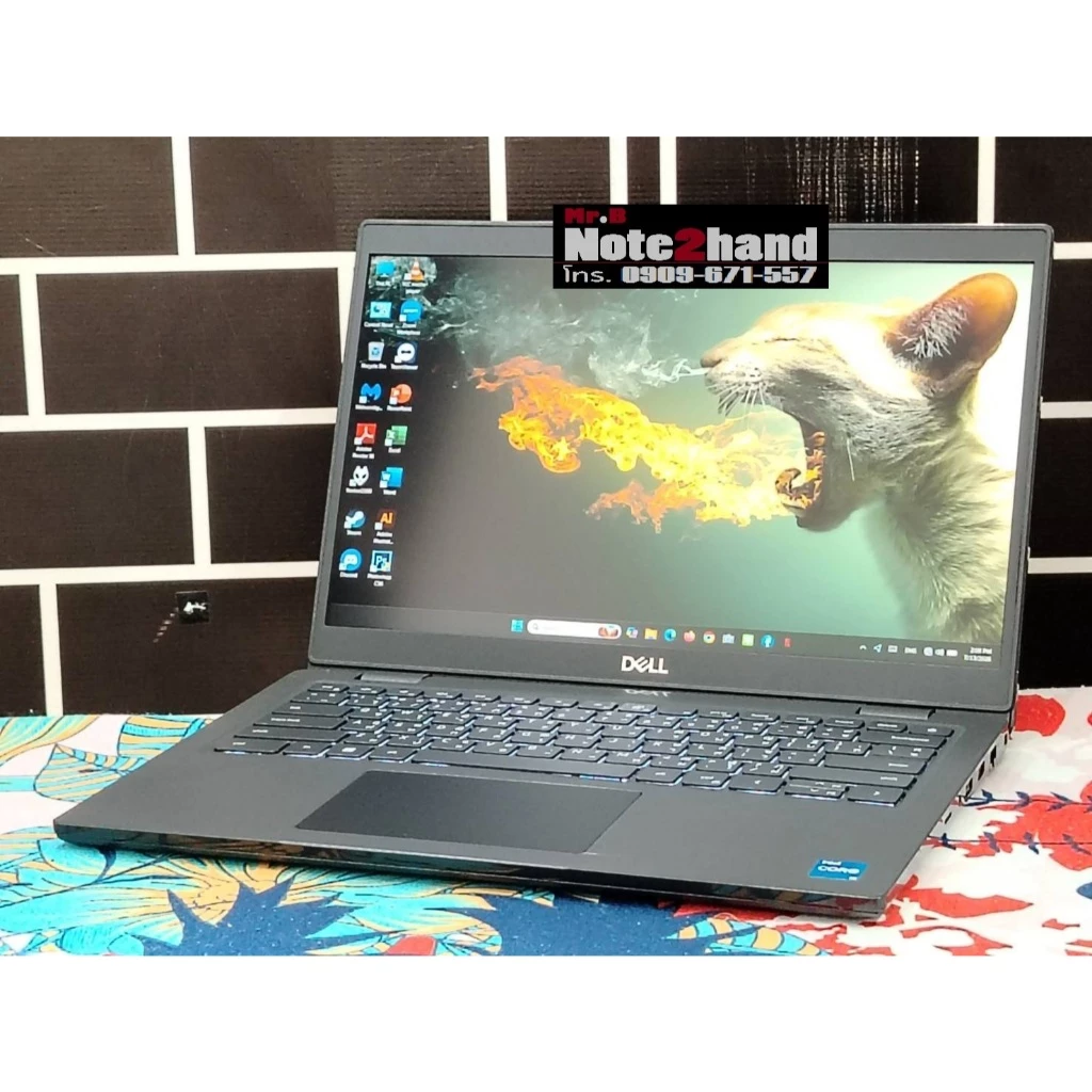 โน๊ตบุ๊คมือสอง DELL Core i5-1235U จอ 14 นิ้ว FHD แรม 8GB SSD 512GB