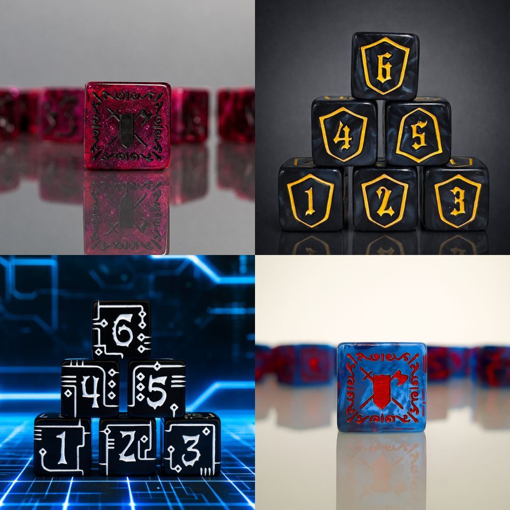 ลูกเต๋า D6 DICE 1ลูก(1die) | ลูกเต๋า Dice For DnD D&D MTG RPG TRPG เกมกระดาน บอร์ดเกม Game ไพ่ทาโรต์