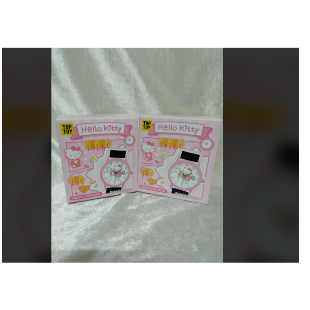 กล่องสุ่มนาฬิกา Hello Kitty รุ่น "24-hour date time watch" จากแบรนด์ TOP TOY