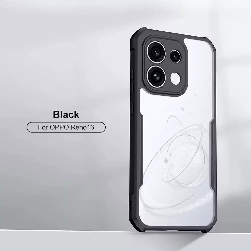 HHL เคส หลังใส สำหรับ Oppo Reno16F Reno16 Pro กันกระแทก เคสใส