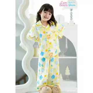 Thelandofvava 🐻LOOK17 - VNXI2351 ชุดนอนเด็ก unisex 🐻 Care Bears (Gummy Bear) ลิขสิทธิ์แท้จาก vava