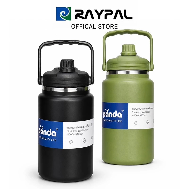 ขวดน้ำเก็บอุณหภูมิ 4L/4000ml กระติกน้ำเก็บอุณหภูมิ กระติกน้ำเก็บความเย็น เก็บความเย็นได้น