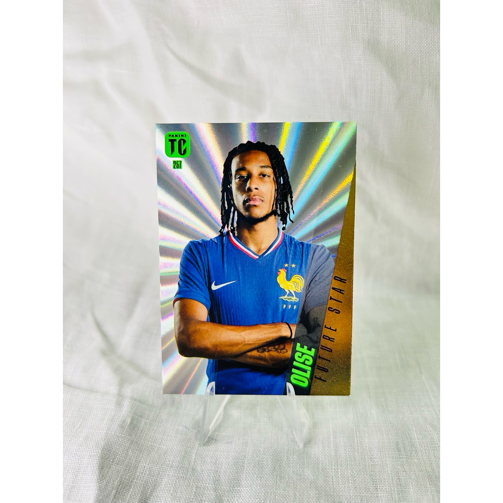 การ์ดฟุตบอล Ousmane Olise โอลิเซ่ France Future Star Panini Top Class 2025