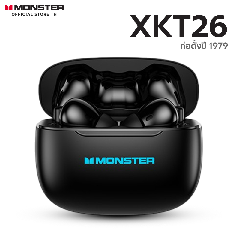 สินค้าใหม่มาแรง Monster XKT26 BT 5.4 HIFI หูฟังบลูทูธ หูฟังไร้สาย หูฟังคุณภาพเสียงดี