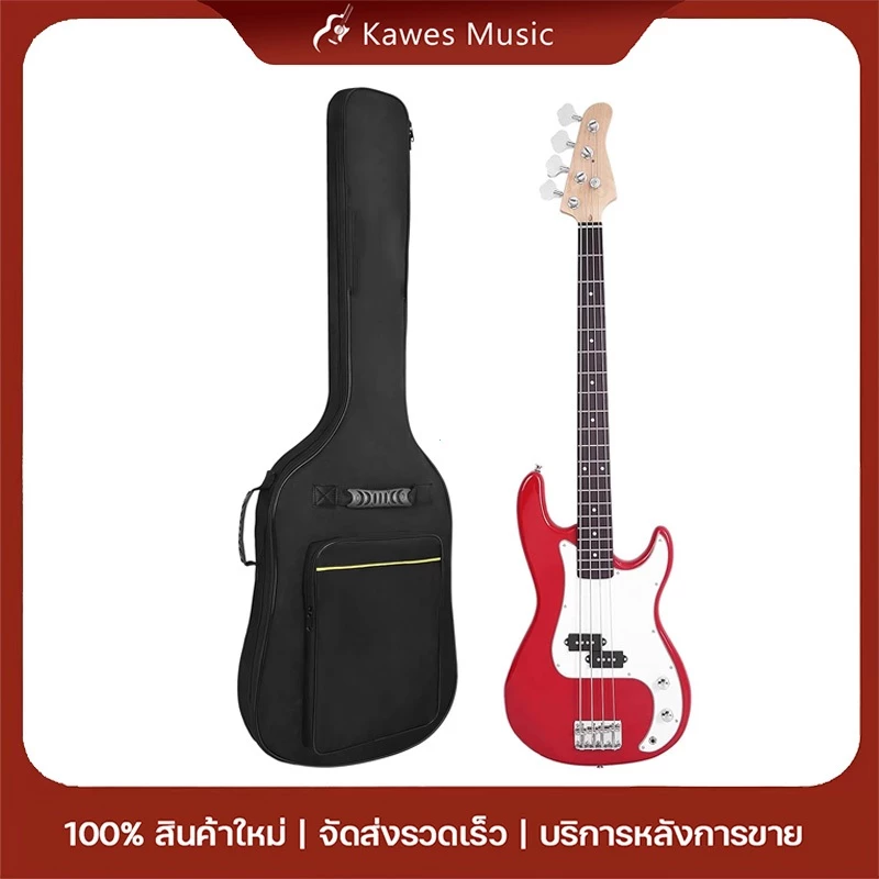กระเป๋าเบส Bass bag ซอฟเคสกีต้าร์ เบส บุฟองน้ำกันกระแทก ผ้าOxford คุณภาพสูง