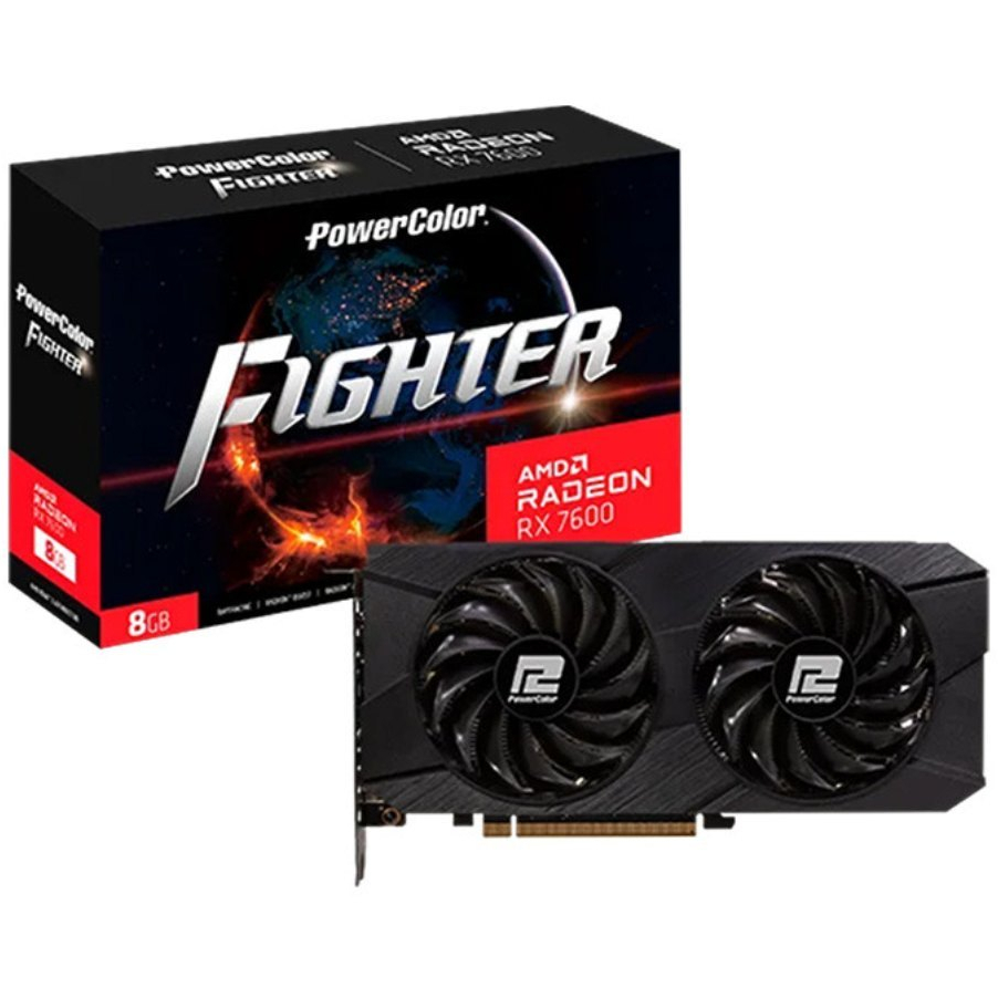 POWERCOLOR FIGHTER AMD RX7600 8GB GDDR6