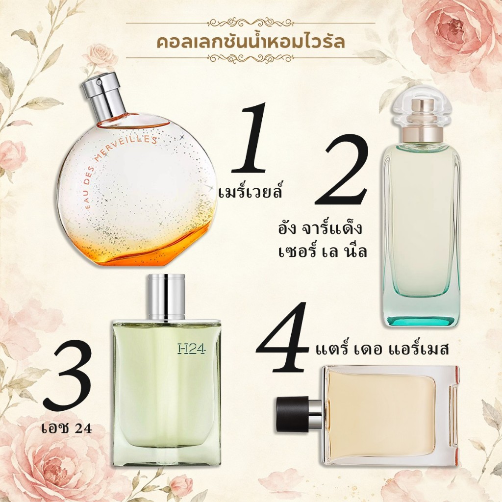 【 สินค้าแท้ส่งไว 】น้ำหอมยูนิเซ็กซ์ EDT 2ml/5ml/10ml กลิ่นหอมสดชื่น น้ำหอมทดลอง ขนาดพกพา