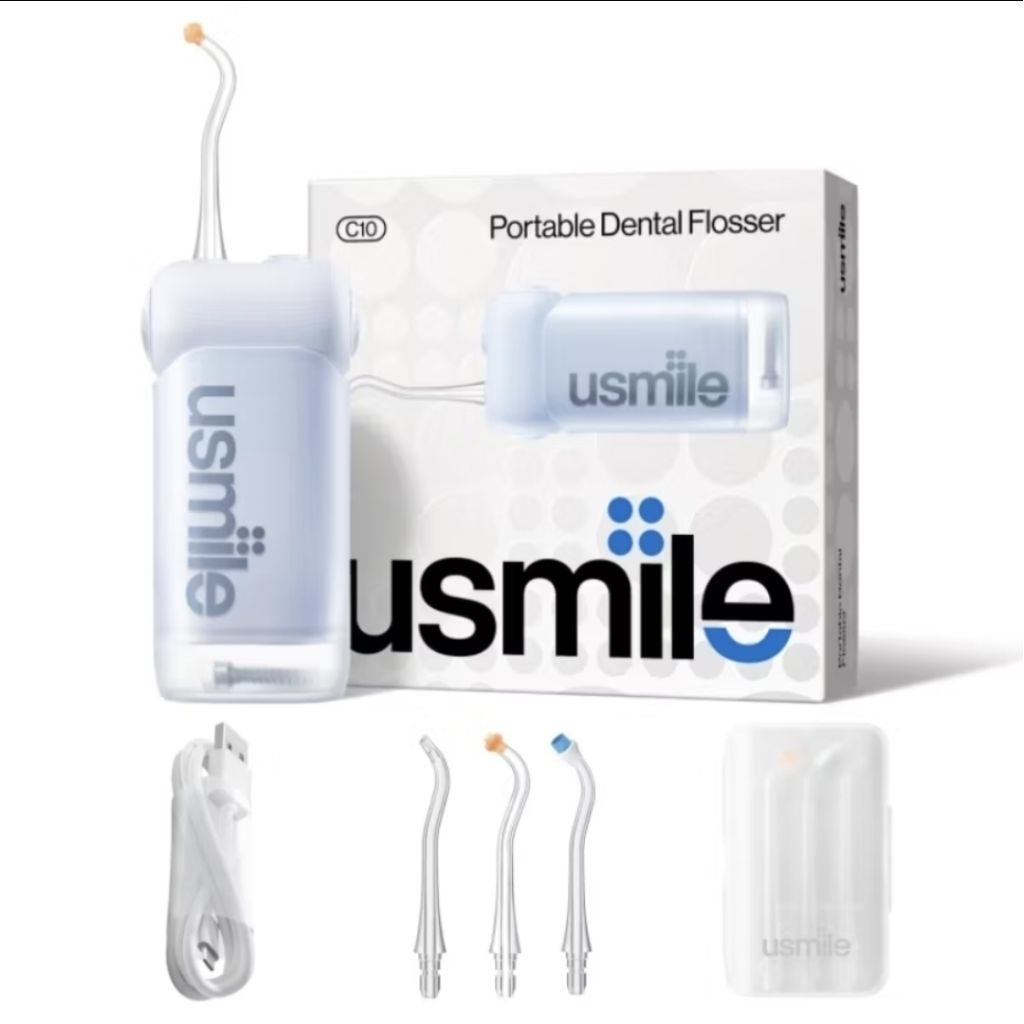 usmile C10 Water Flosser ไหมขัดฟันพลังน้ำ 3 หัวฉีด 4 โหมด ทำความสะอาด