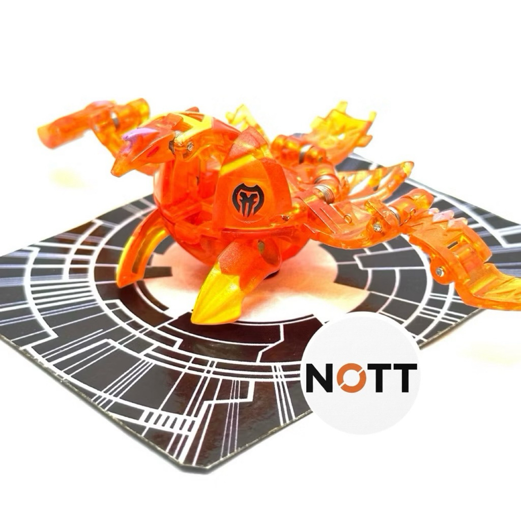 บาคุกัน Bakugan Translucent Atmos Darkus Orange Bakusolar Battle Brawlers rare