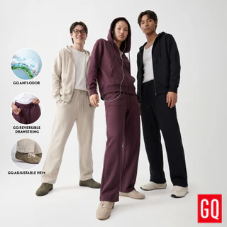 GQ Minimal Sweatpants กางเกงลำลองขายาว ช่วยลดการสะสมของแบคทีเรีย ผ้านุ่มสบาย ใส่ขึ้นเครื่องได้แอร์พอร์ตลุค