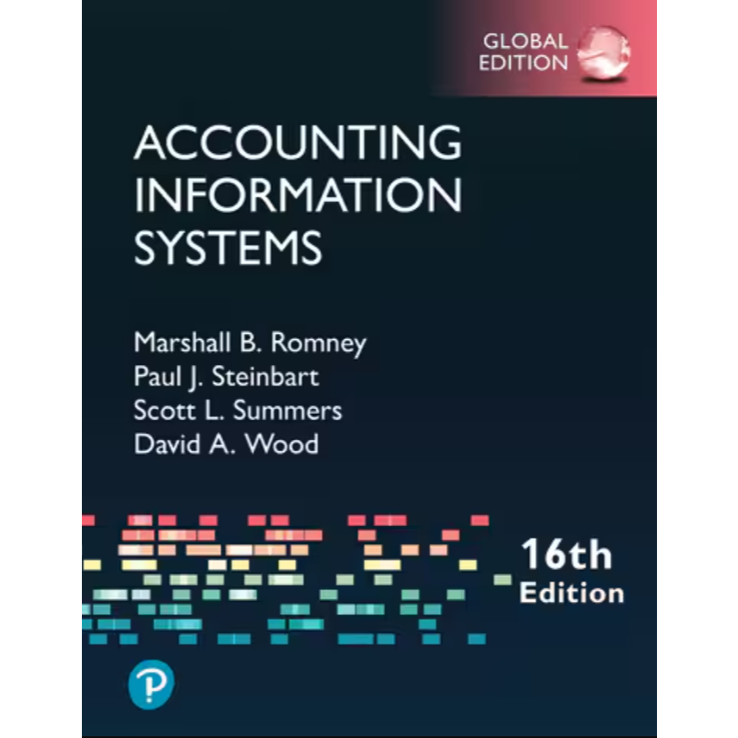 ACCOUNTING INFORMATION SYSTEMS (GLOBAL EDITION) - 9781292468457