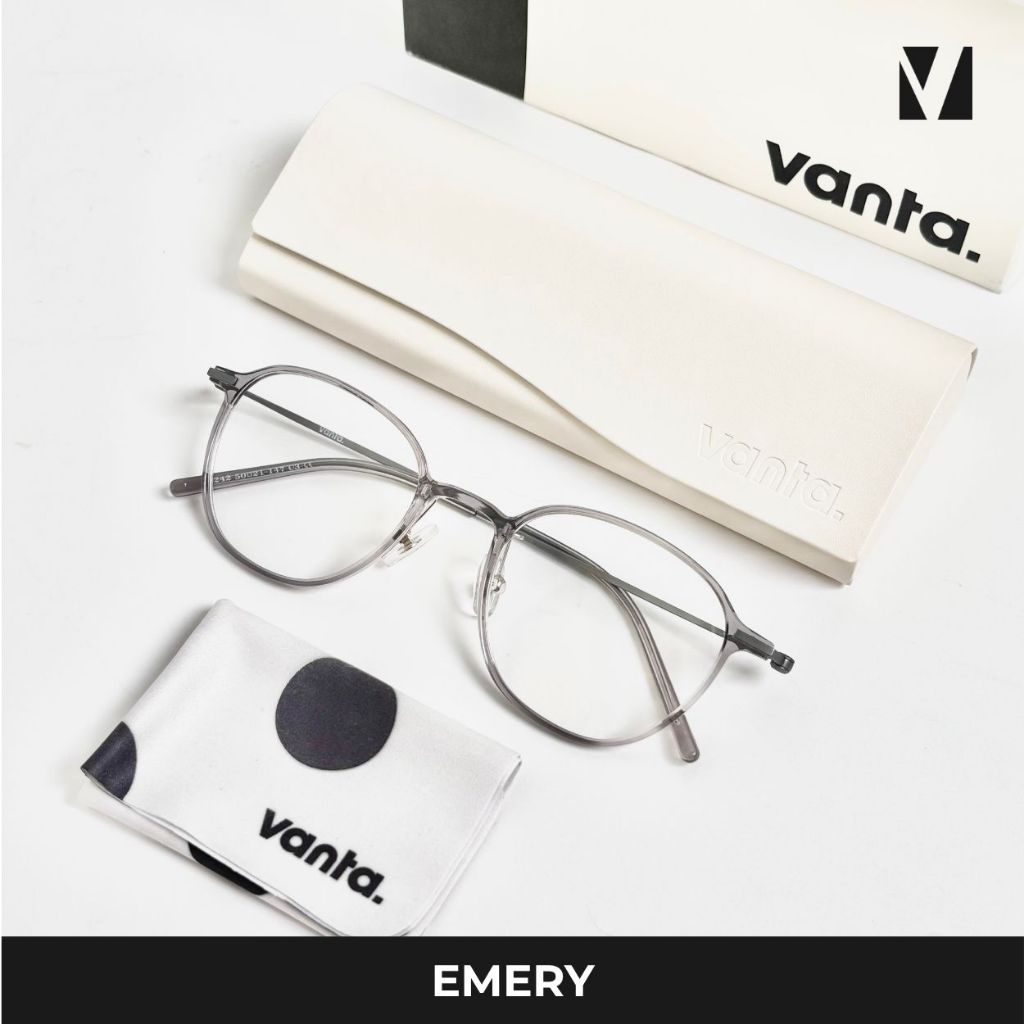 vanta. نظارة EMERY بفلتر أزرق إطار معدني بانتو — صورة 7
