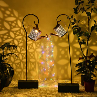 ไฟบัวรดน้ำวินเทจ LED กันน้ำ จัดตกแต่งสวนนอกบ้าน ไฟโซล่าเซลล์ solar light โคมไฟโซล่าเซลล์แต่ง