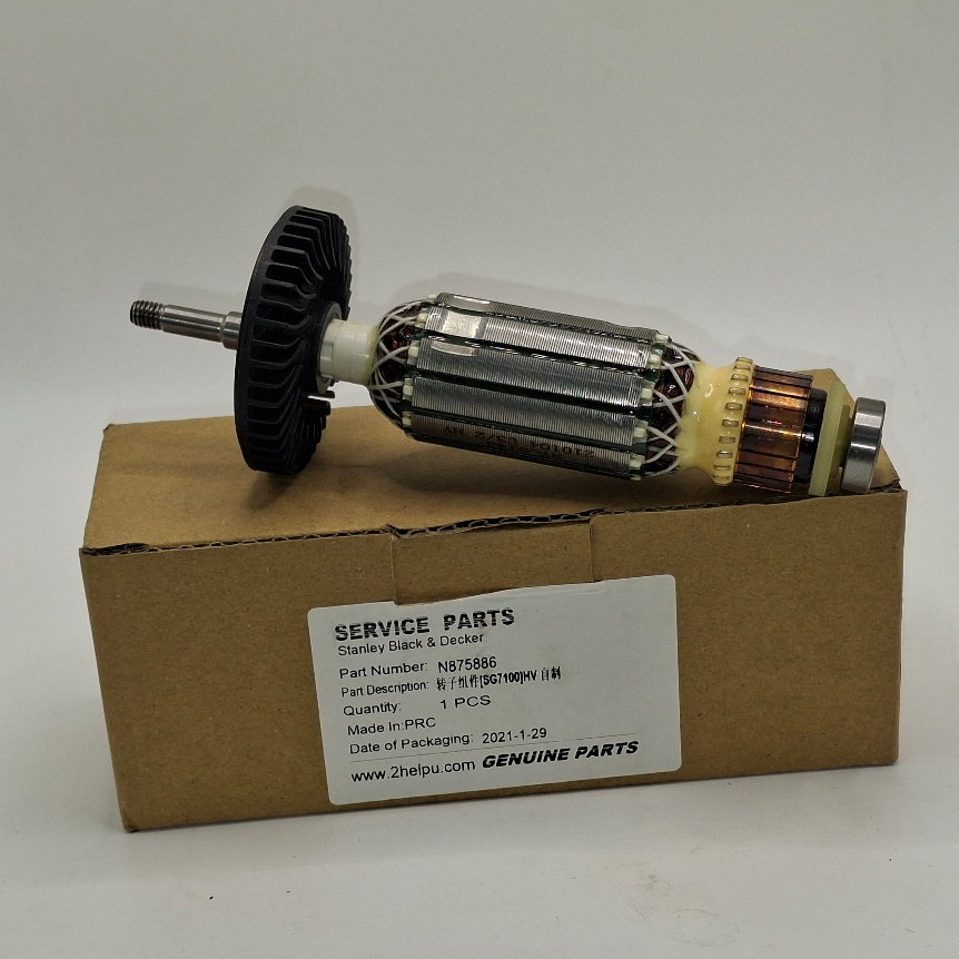 Stanley อะไหล่ทุ่นเจียร์ไฟฟ้า 4 นิ้ว รุ่น STGS7100 SD5100 SG6100 SG7100 part no N875886 ใช้ประกอบงาน
