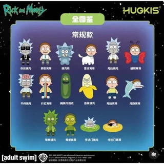 🔥1 กล่องเล็ก (ได้ 2 ตัว)🌈 Rick and Morty magnet พวงกุญเเจพร้อมส่งในไทย🔥 ของแท้ มีหน้าร้าน💛