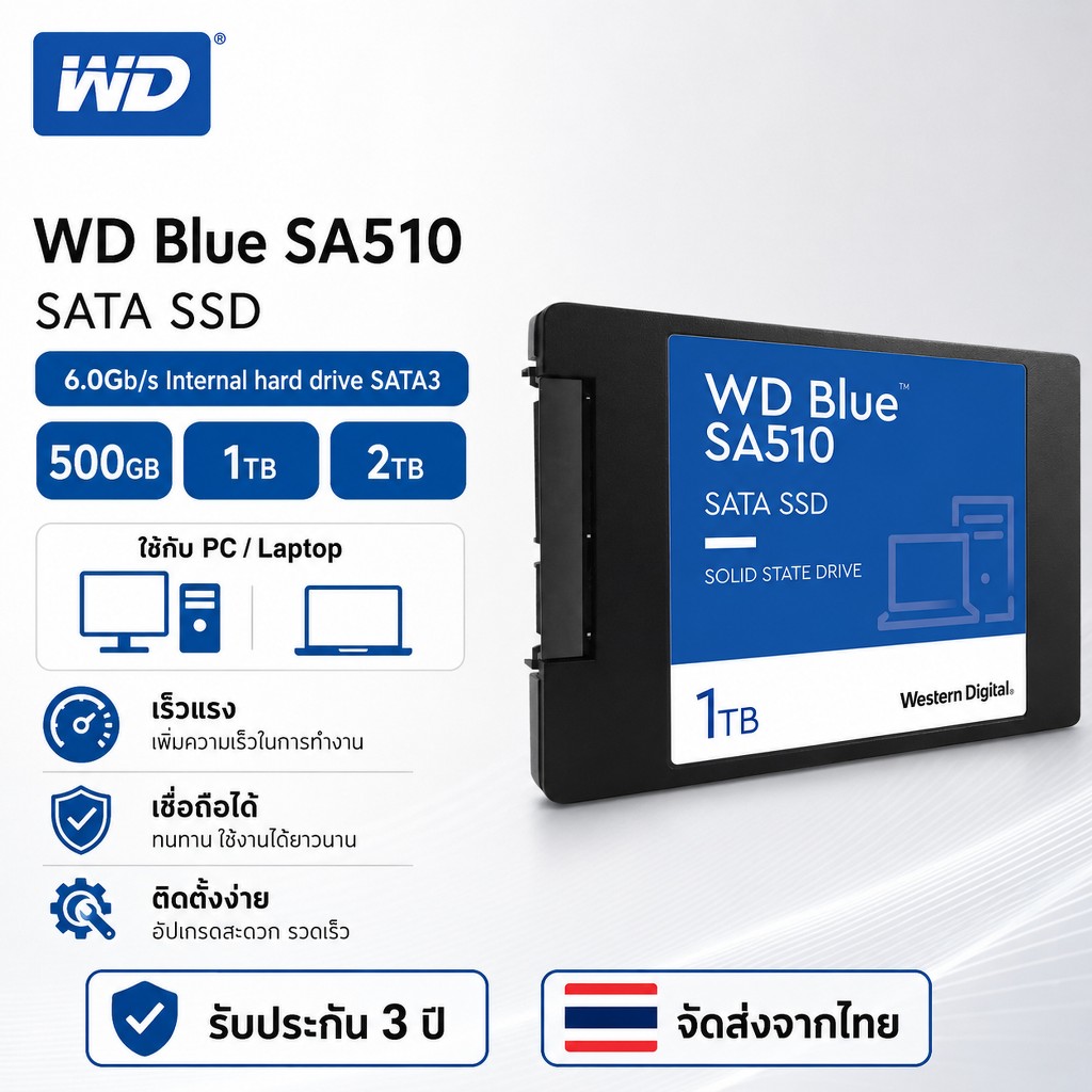 500GB 1TB Blue SA510 SSD 2.5'' Solid State Drives 6.0Gb/s Internal hard drive SATA3