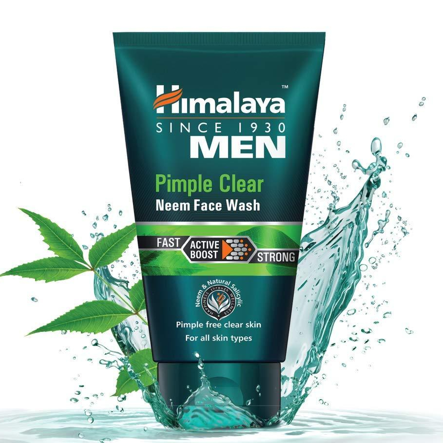 HIMALAYA MEN PIMPLE CLEAR NEEM FACE WASH  100ML
