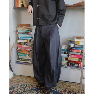 กางเกงยีนส์ Jain hidden denim pants ___