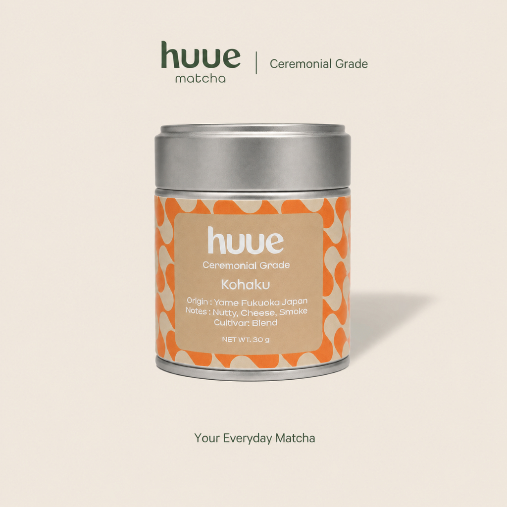 huue matcha - Kohaku (Celemonial Grade) มัทฉะโทนถั่วจาก Yame 30g.