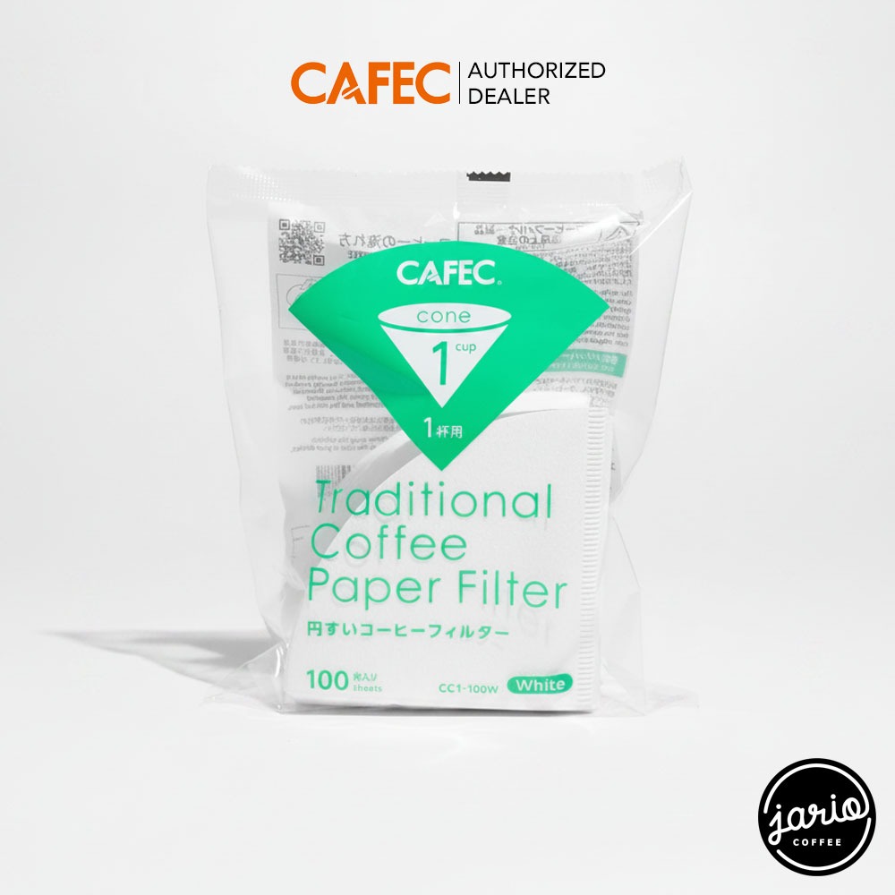 JARIO x CAFEC กระดาษกรองกาแฟ Traditional 100 แผ่น CAFEC Traditional Coffee Paper Filter 100 Sheets