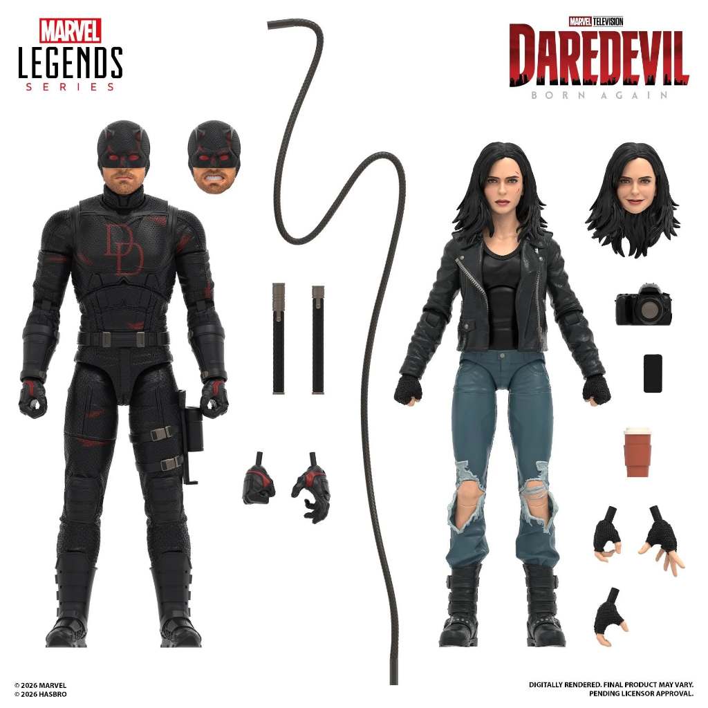 Mavel Legend Daredevil Born Again Daredevil & Jessica