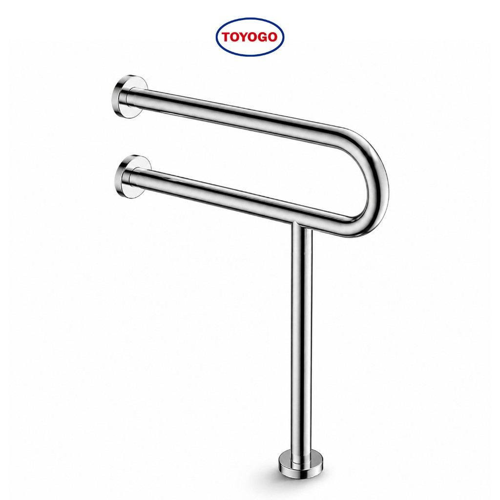 TOYOGO ราวห้องน้ำสแตนเลส กันลื่น แข็งแรง ไม่สั่น 60-70cm ราวจับผู้สูงอายุ ใช้ในห้องน้ำ