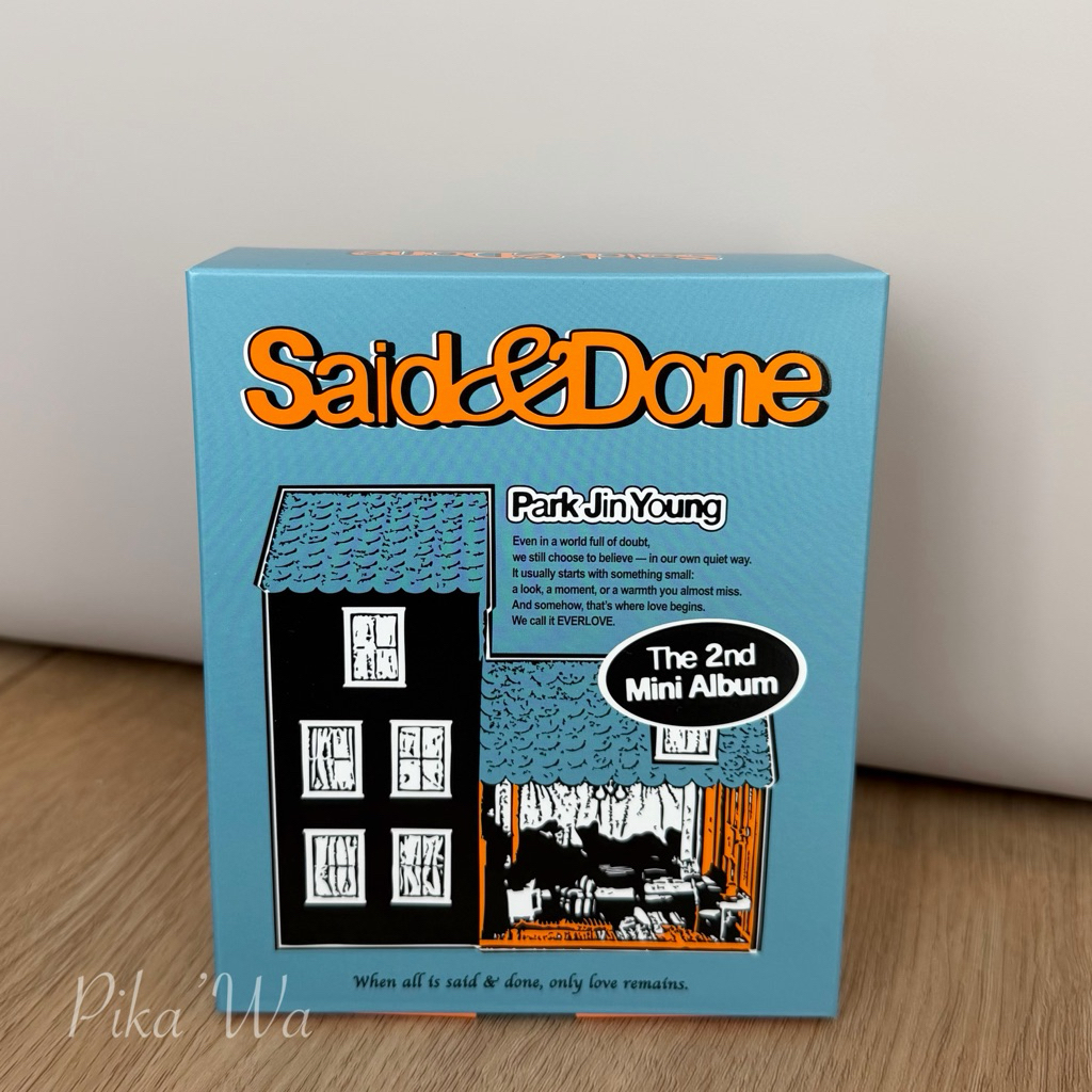 [พร้อมส่ง] (version Memory🩵) อัลบั้มจินยอง GOT7 Park Jinyoung : Said&Done