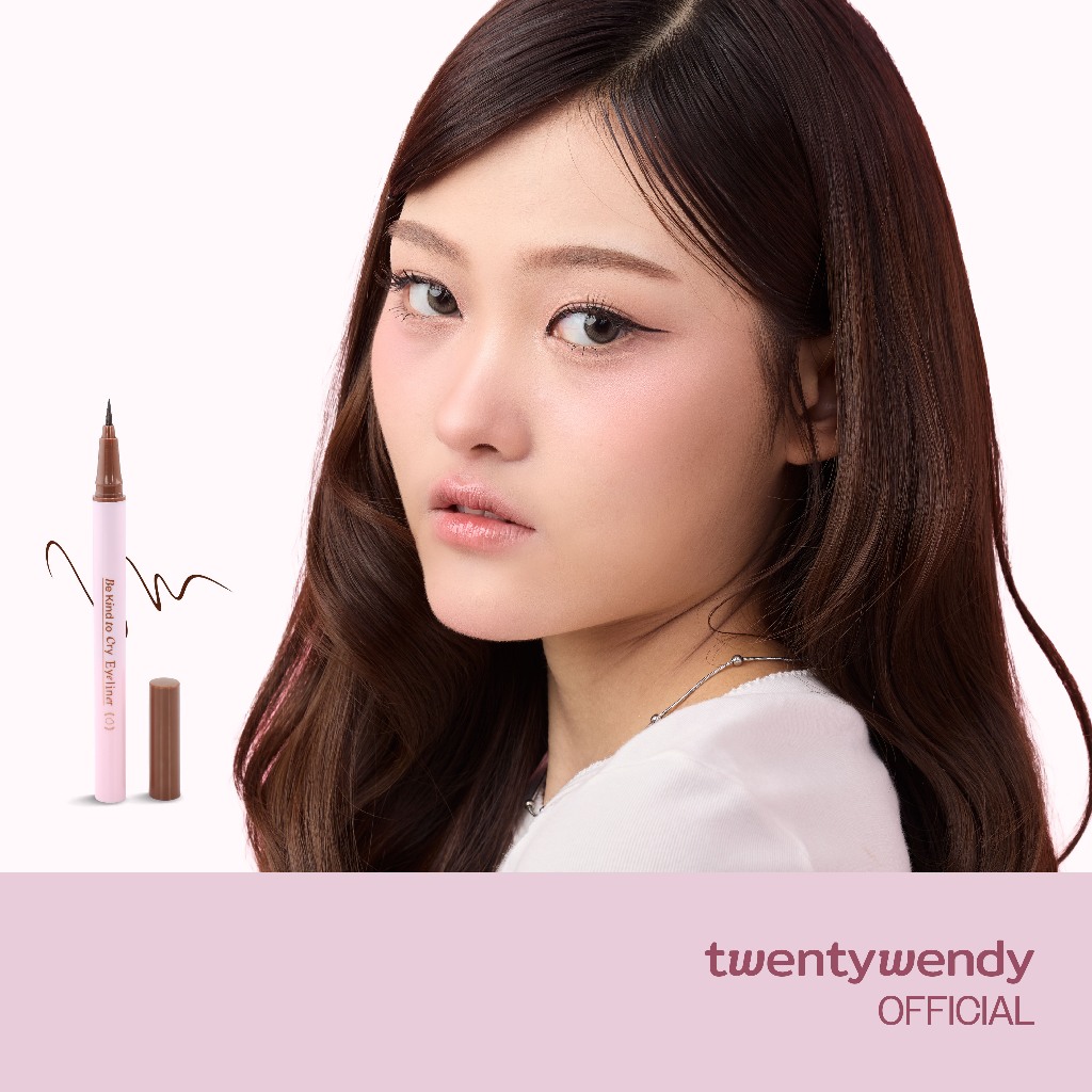 twentywendy | Be Kind to Cry Eyeliner ปลายพู่กันขนาด 0.01 มม. ควบคุมทิศทางได้ง่าย เส้นคม  สวยต่อเนื่