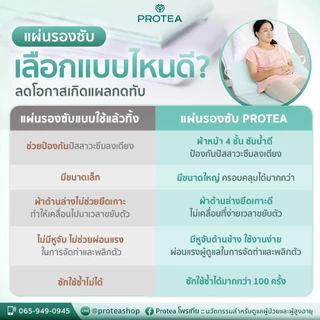 แผ่นรองซับโพรเทีย รุ่น 4 หูจับ (แพ๊ค 2 ผืน)