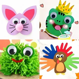 ชุดอุปกรณ์ทำดวงตา DIY, ลูกตา, สติกเกอร์ 3 มิติ, อุปกรณ์งานฝีมือสำหรับเด็กอนุบาล, วัสดุของเล่น, พร้อมกาว