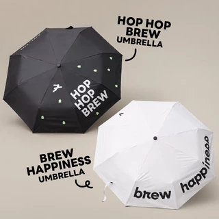 Hop Hop Brew Umbrella | ร่มพับ3ตอน ช่วยป้องกันรังสี UV 99% | พกพาสะดวก โครงร่มแข็งแรง | CASA LAPIN
